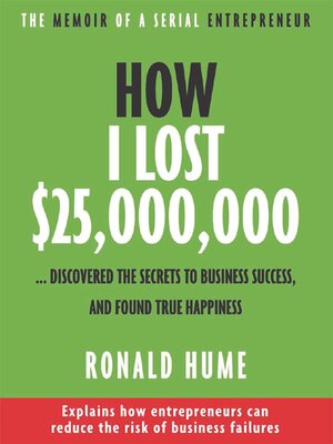 cover image of How I Lost $25,000,000 ...